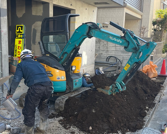 屋外の土木工事 施工実績3