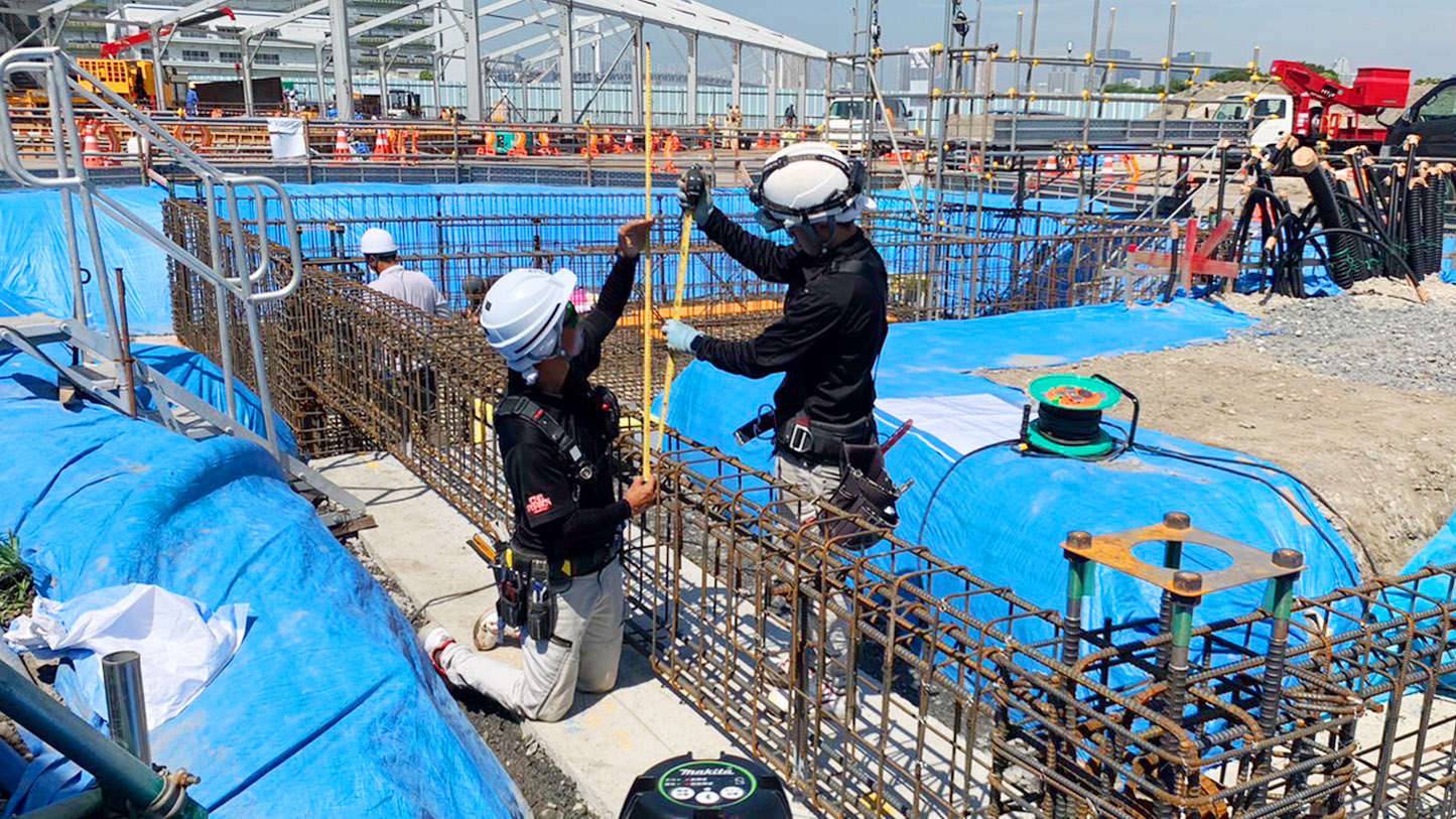 屋外の土木工事