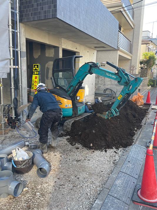 屋外の土木工事施工実績3